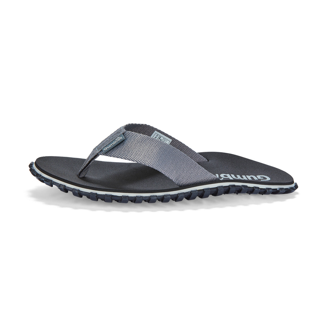 Gumbies Duckbill Men's Recycled Rubber Flip Flop Black/Grey