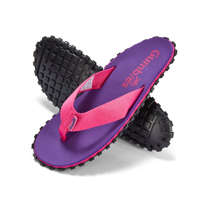 Gumbies Duckbill Women's Recycled Rubber Flip Flop Purple