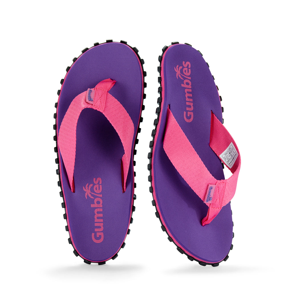 Gumbies Duckbill Women's Recycled Rubber Flip Flop Purple