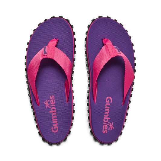 Gumbies Duckbill Women's Recycled Rubber Flip Flop Purple