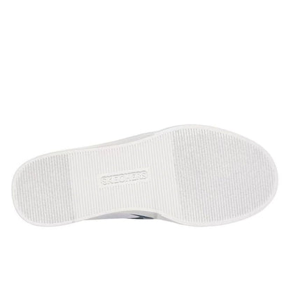 Skechers Eden LX Slick Talk Women's Low Profile Lace Up Court Trainer White/Navy