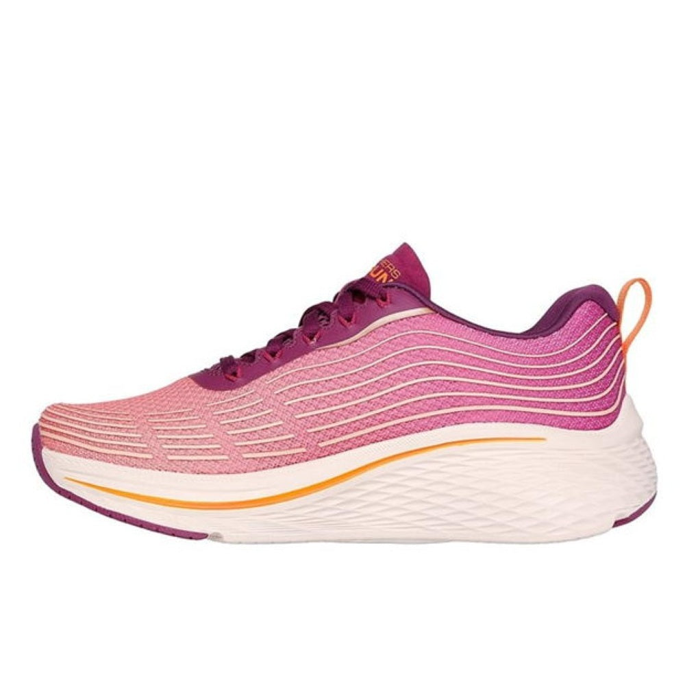 Skechers Max Cushioning Elite 2.0 Alaura Women's Lightweight Lace Up Trainer Raspberry