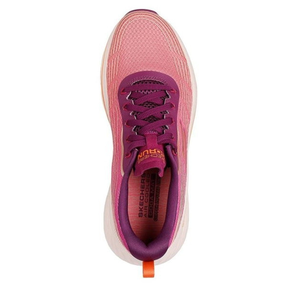 Skechers Max Cushioning Elite 2.0 Alaura Women's Lightweight Lace Up Trainer Raspberry