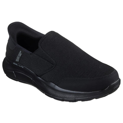 Skechers Equalizer 5.0 Drayze Men's Relaxed Fit Slip-In Memory Foam Laceless Trainer Black