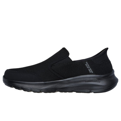 Skechers Equalizer 5.0 Drayze Men's Relaxed Fit Slip-In Memory Foam Laceless Trainer Black