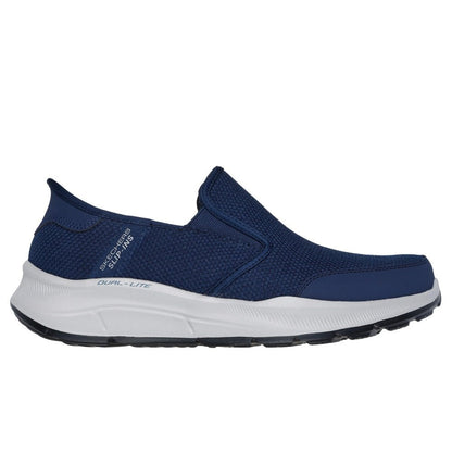 Skechers Equalizer 5.0 Drayze Men's Relaxed Fit Slip-In Memory Foam Laceless Trainer Navy