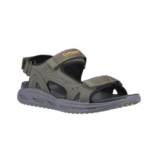 Cotswold Fairford Men's 3 Strap Walking Sandal Khaki