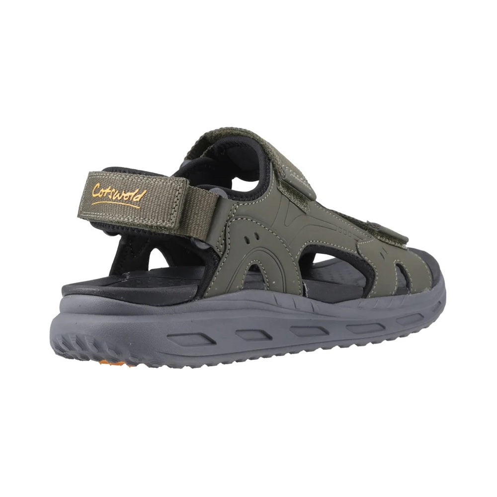 Cotswold Fairford Men's 3 Strap Walking Sandal Khaki