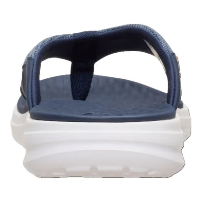 Hey Dude Finn Flip Braided Men's Lightweight Toe Post Flip Flop Navy