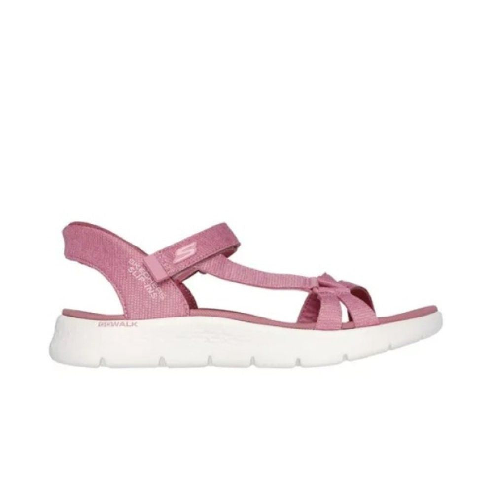 Skechers Go Walk Flex Illuminate Women's Slip In Ankle Strap Sandal Mauve