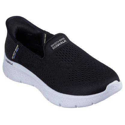 Skechers Go Walk Flex Yael Women's Slip-In Memory Foam Laceless Trainer Black Multi
