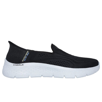 Skechers Go Walk Flex Yael Women's Slip-In Memory Foam Laceless Trainer Black Multi