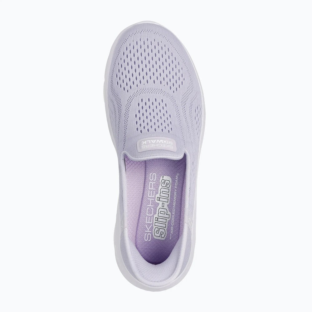 Skechers Go Walk Flex Yael Women's Slip-In Memory Foam Laceless Trainer Lavender