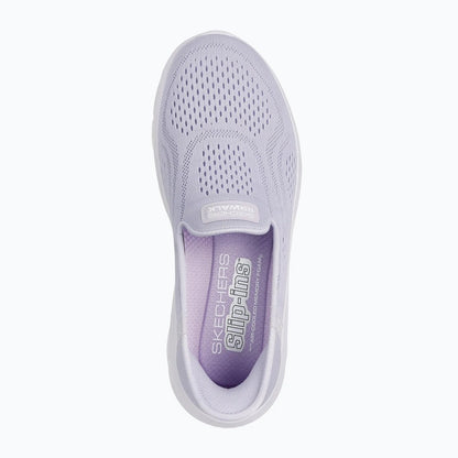 Skechers Go Walk Flex Yael Women's Slip-In Memory Foam Laceless Trainer Lavender