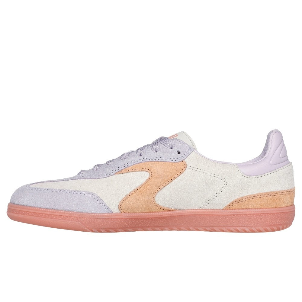 Skechers Hotshot For The Win Women's Lace Up Court Trainer Natural/Multi