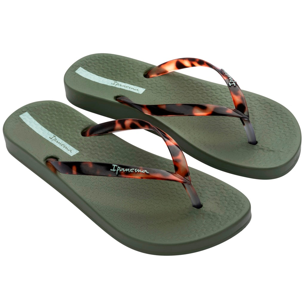 Ipanema Anatomic Connect II Women's Flip Flop Green Clear