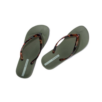 Ipanema Anatomic Connect II Women's Flip Flop Green Clear
