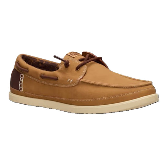 Hey Dude Harbor Lo Classic Men's Slip On Casual Boat Shoe Bone Brown / Multi