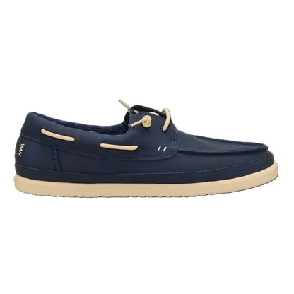 Hey Dude Harbor Lo Classic Men's Slip On Casual Boat Shoe Navy Blazer / Boulder Tan