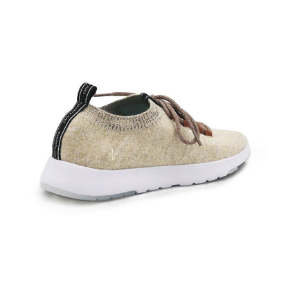 Emu Heidelberg Women's Machine Washable Wool Blend Lace Up Lightweight Sneaker Oatmeal