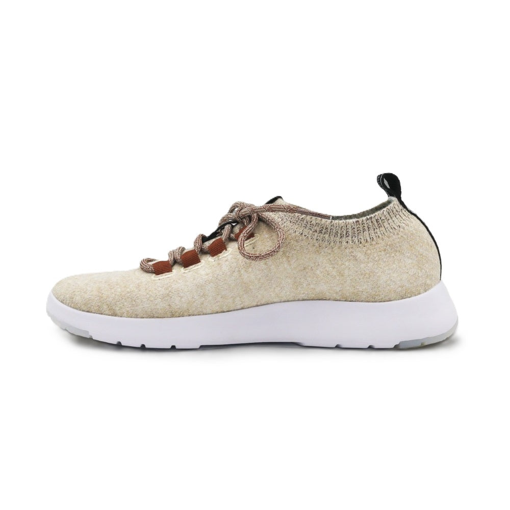Emu Heidelberg Women's Machine Washable Wool Blend Lace Up Lightweight Sneaker Oatmeal