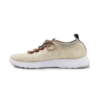 Emu Heidelberg Women's Machine Washable Wool Blend Lace Up Lightweight Sneaker Oatmeal