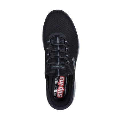 Skechers Summits High Range Men's Slip-In Memory Foam Trainer Black/Charcoal