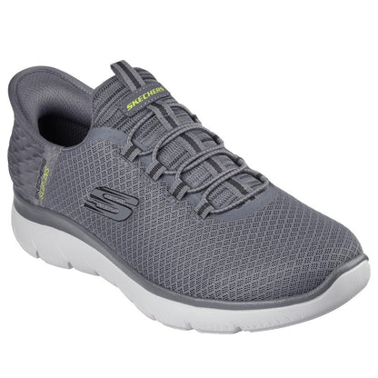 Skechers Summits High Range Men's Slip-In Memory Foam Trainer Charcoal