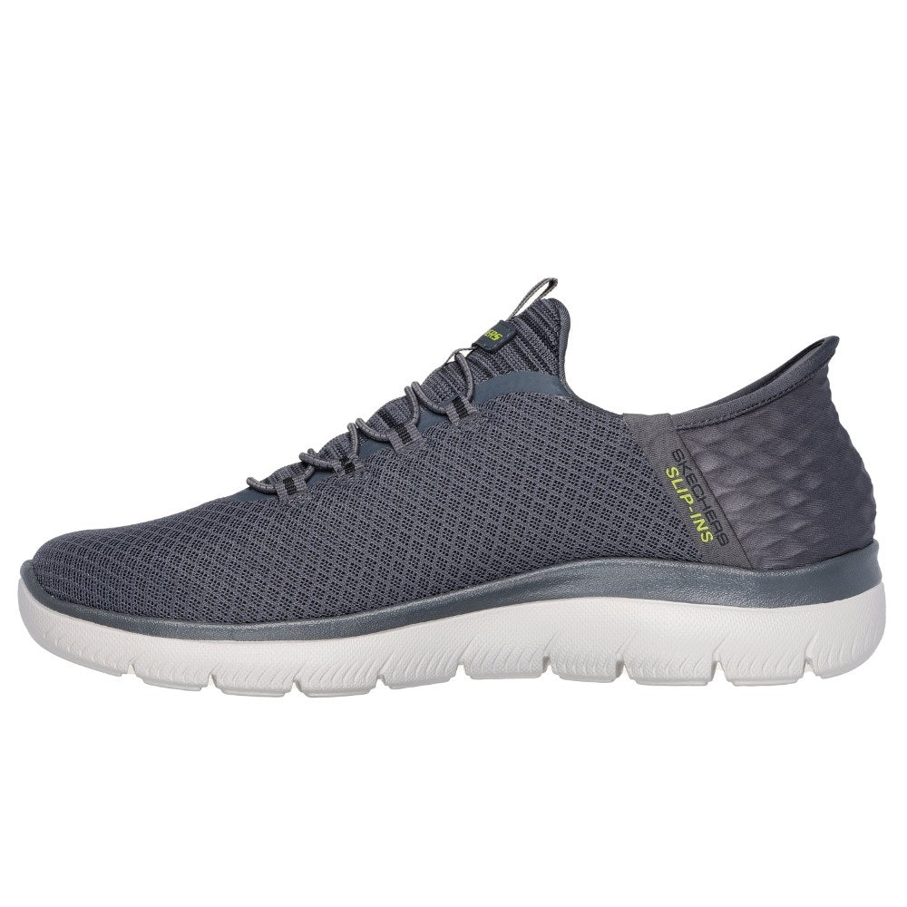 Skechers Summits High Range Men's Slip-In Memory Foam Trainer Charcoal