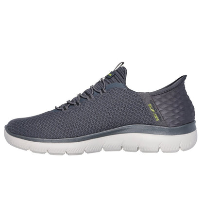 Skechers Summits High Range Men's Slip-In Memory Foam Trainer Charcoal