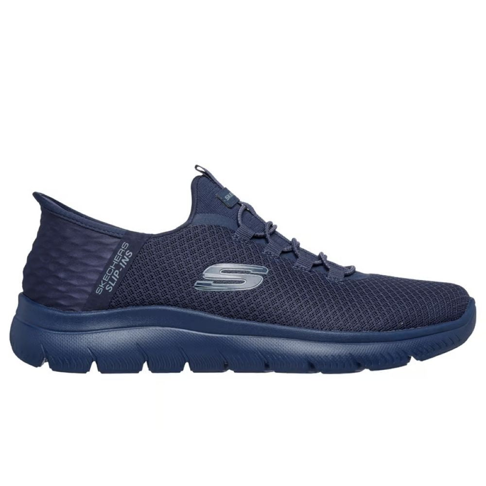 Skechers Summits High Range Men's Slip-In Memory Foam Trainer Dark Navy