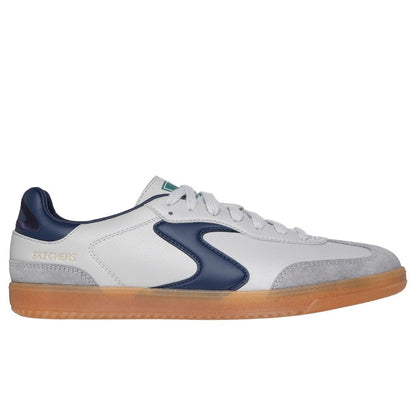 Skechers Hotshot Pyke Men's Court Lace Up Trainer Grey/Navy