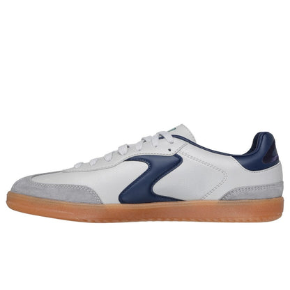 Skechers Hotshot Pyke Men's Court Lace Up Trainer Grey/Navy