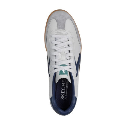 Skechers Hotshot Pyke Men's Court Lace Up Trainer Grey/Navy