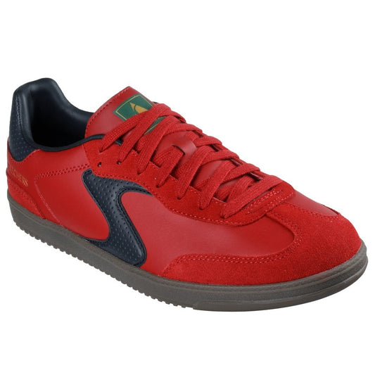 Skechers Hotshot Roaver Men's Court Lace Up Trainer Red/Black