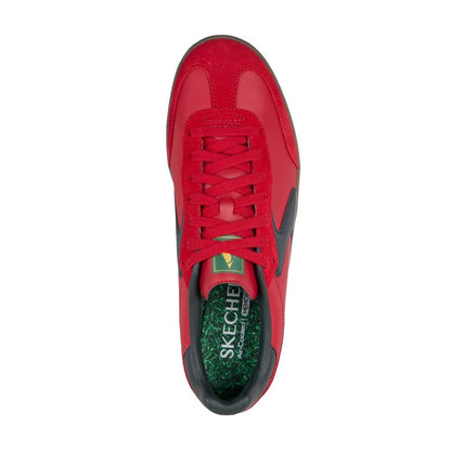 Skechers Hotshot Roaver Men's Court Lace Up Trainer Red/Black
