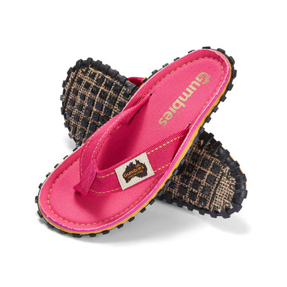 Gumbies Islander Women's Recycled Rubber Flip Flop Classic Pink