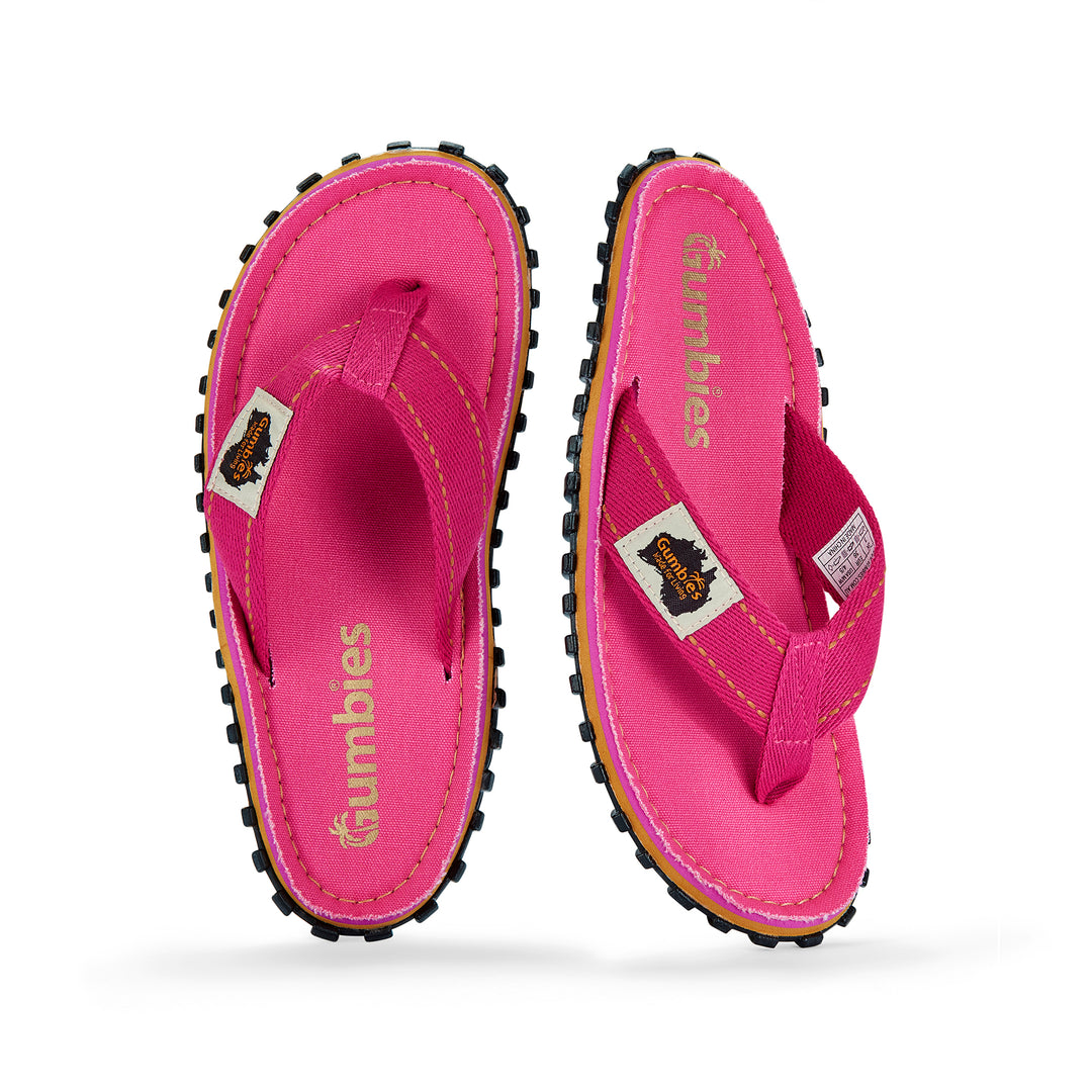 Gumbies Islander Women's Recycled Rubber Flip Flop Classic Pink