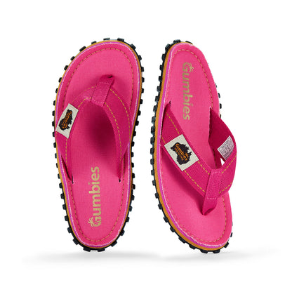 Gumbies Islander Women's Recycled Rubber Flip Flop Classic Pink
