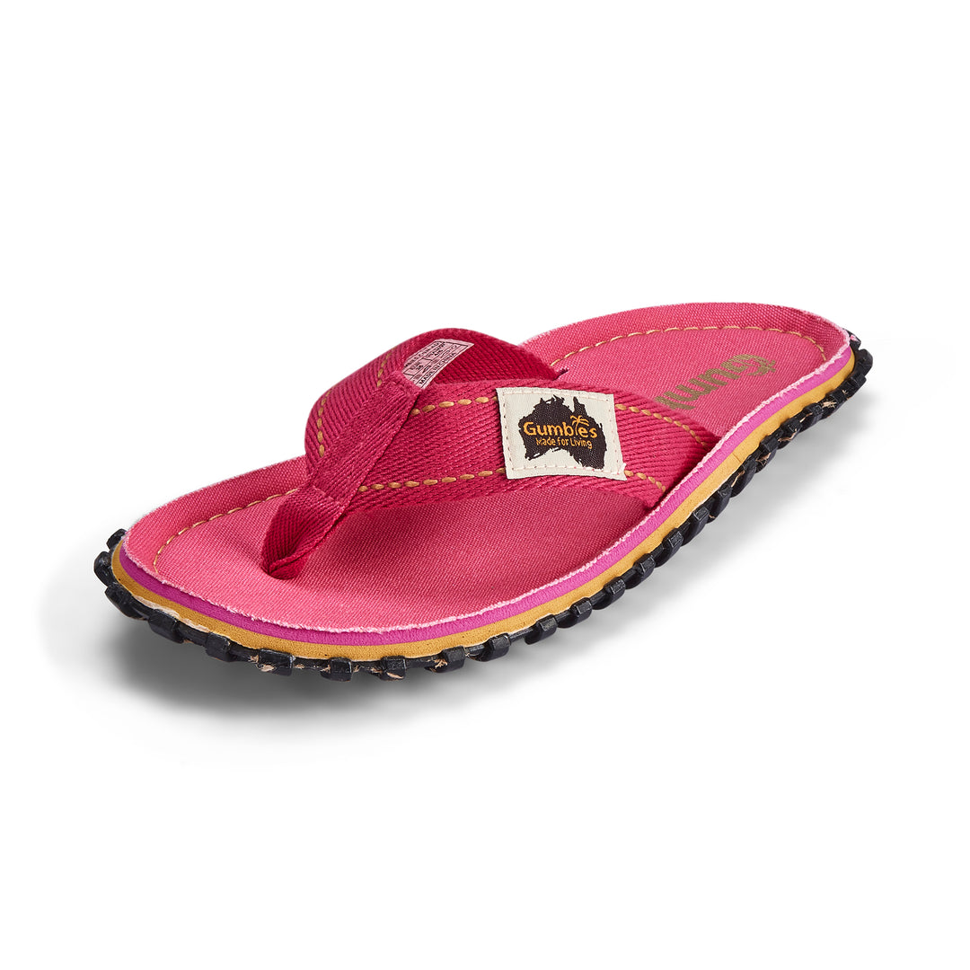 Gumbies Islander Women's Recycled Rubber Flip Flop Classic Pink