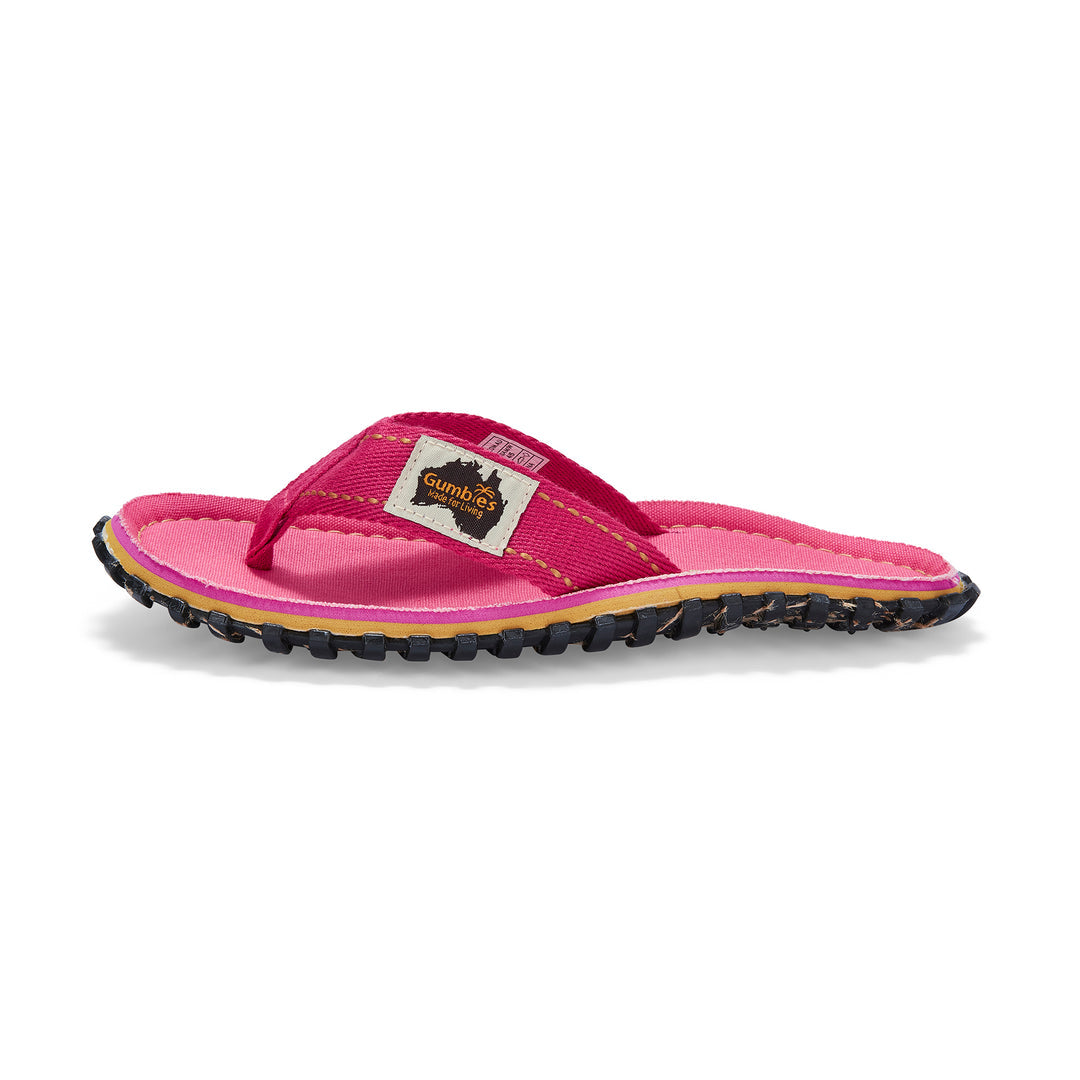 Gumbies Islander Women's Recycled Rubber Flip Flop Classic Pink