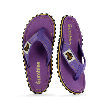 Gumbies Islander Women's Recycled Rubber Flip Flop Classic Purple
