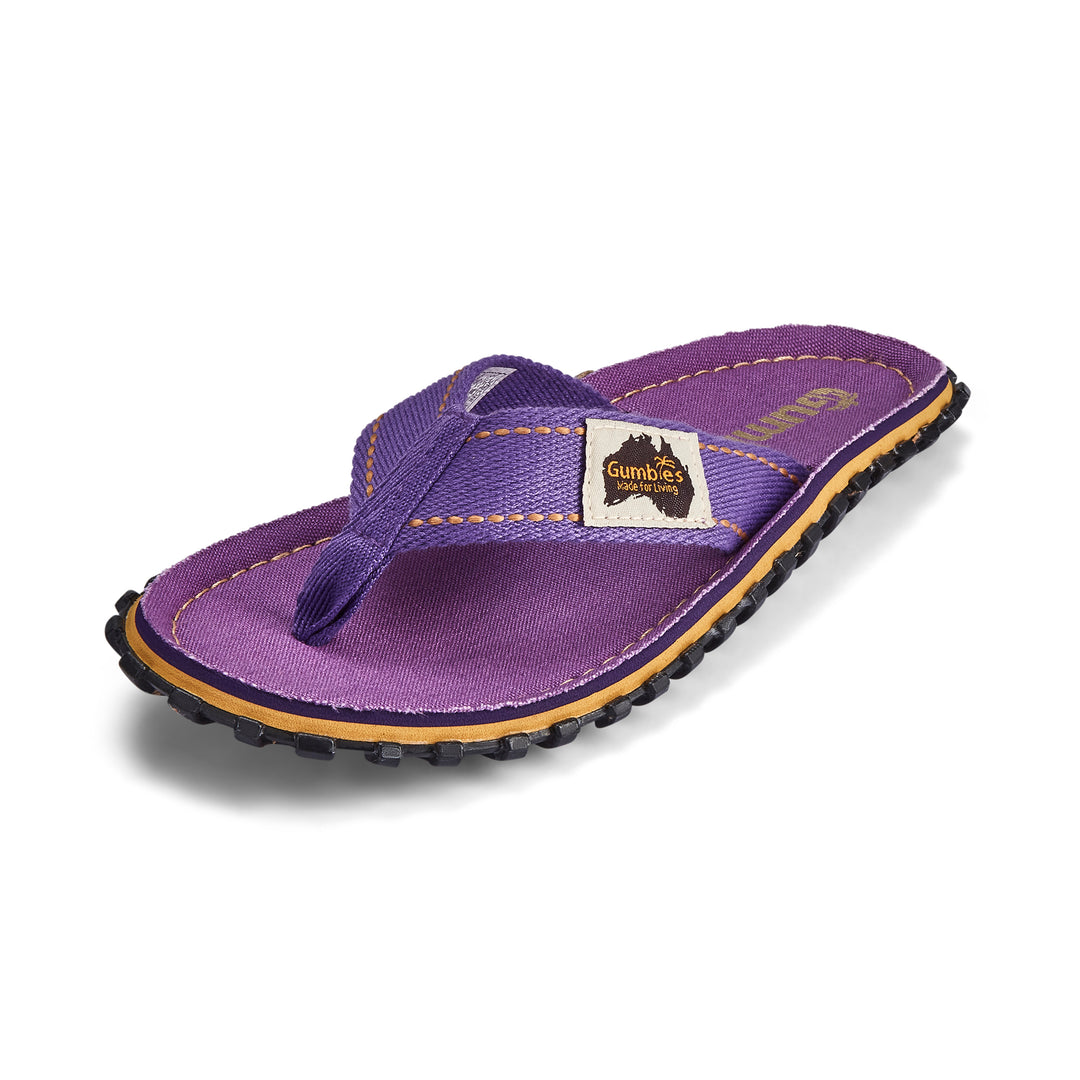 Gumbies Islander Women's Recycled Rubber Flip Flop Classic Purple
