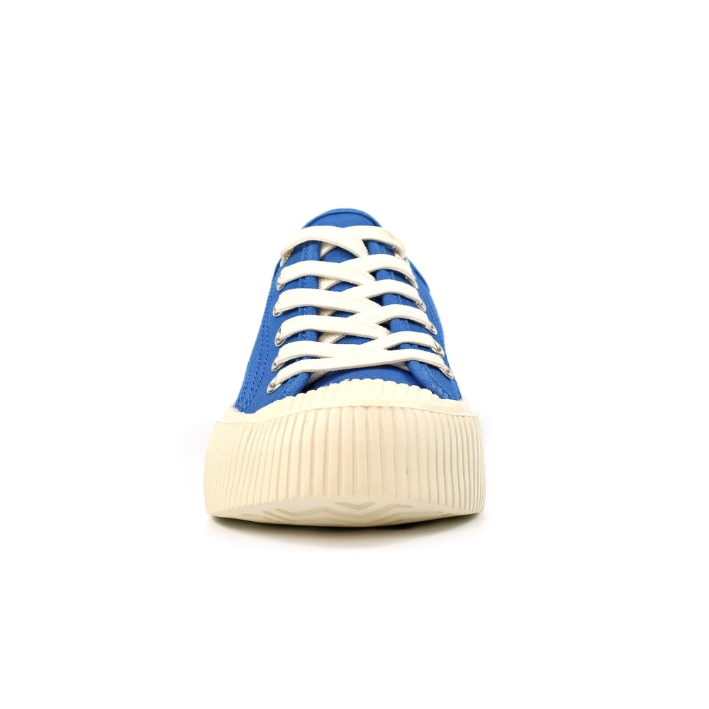 Lunar Jayne II Women's Chunky Sole Pump Canvas Trainer Mid Blue