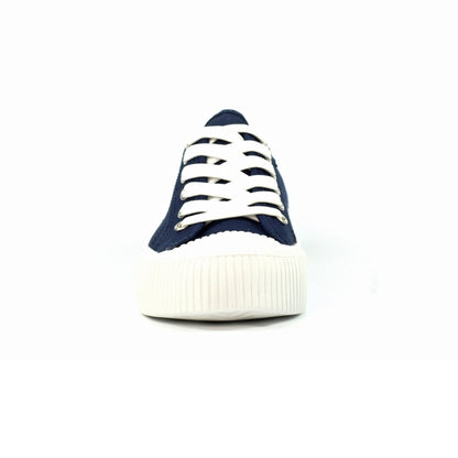 Lunar Jayne II Women's Chunky Sole Pump Canvas Trainer Navy