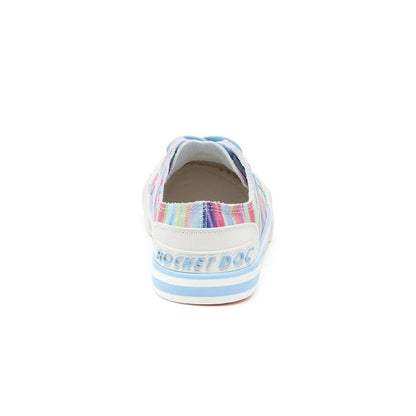 Rocket Dog Jazzin Dens Women's Lace Up Canvas Trainer Rainbow