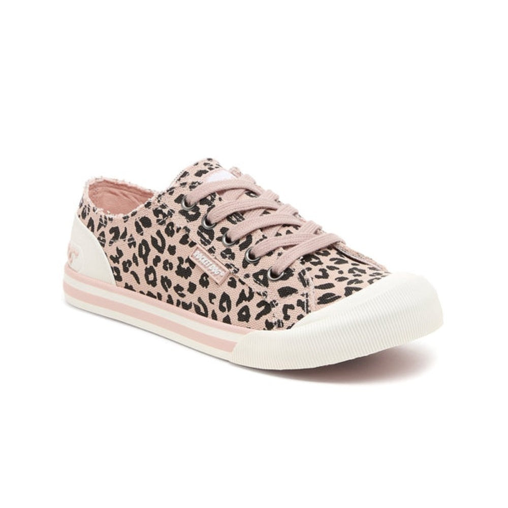 Rocket Dog Jazzin Leon Women's Lace Up Canvas Trainer Light Pink