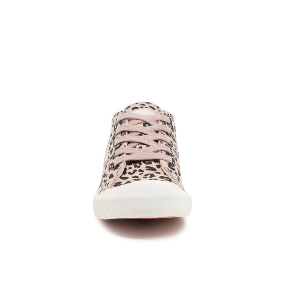 Rocket Dog Jazzin Leon Women's Lace Up Canvas Trainer Light Pink