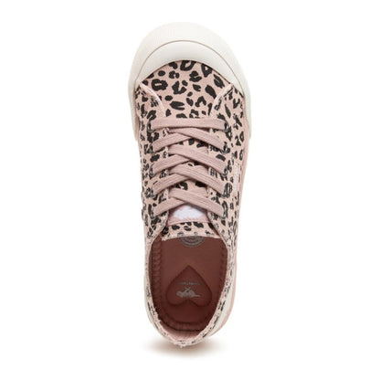 Rocket Dog Jazzin Leon Women's Lace Up Canvas Trainer Light Pink