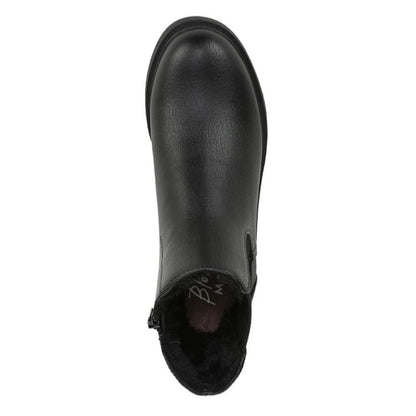 Blowfish Malibu Kali Cozy Women's Vegan Chelsea Side Zip Wedge Ankle Boot Black